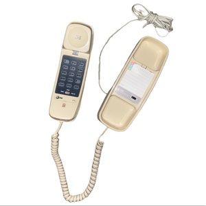 Vintage AT & T AT&T Trimline 210 Cream Corded Wall Phone